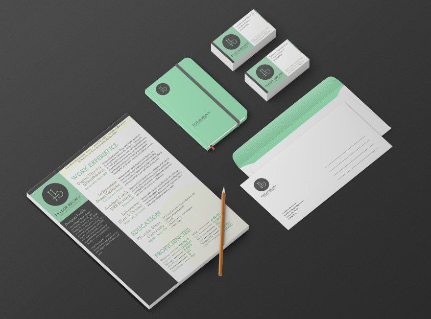 Branding concept for Taylor Brown